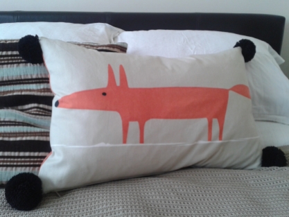 Scion Mr Fox cushion