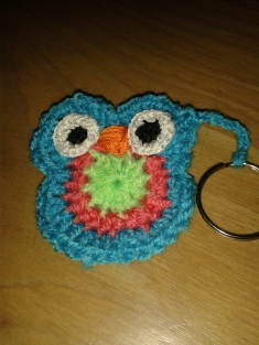 Simply Crochet magazine free kit owl keyring